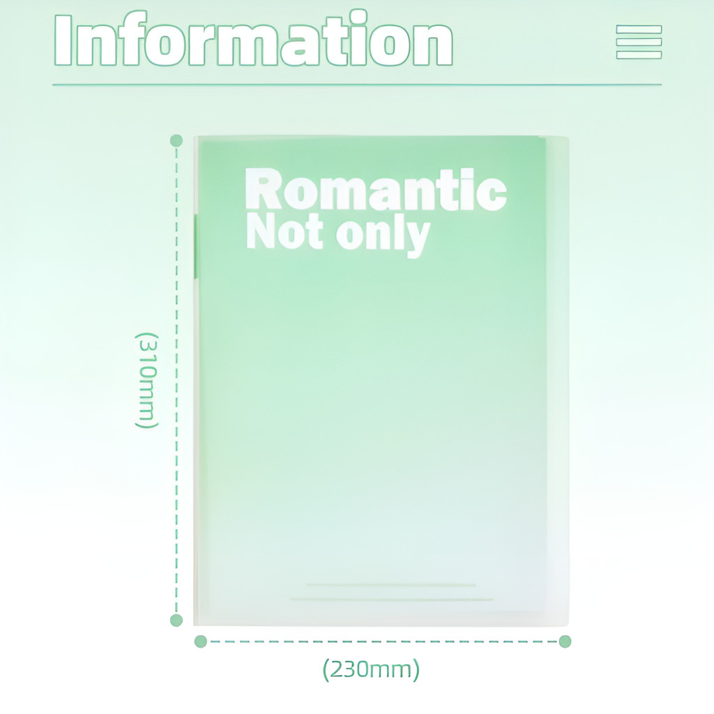 30/60 Pages Data Book A4 colorful file Classify bag Large Capacity ...