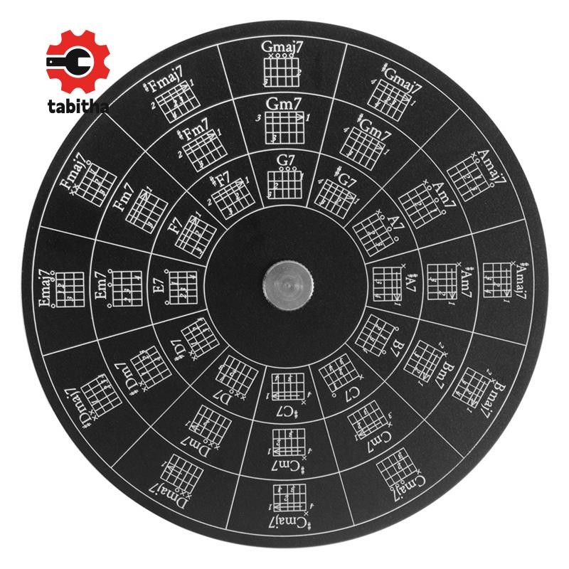 Guitar Chord Wheel, Melody Tool for Learning Guitar Chord Progression ...