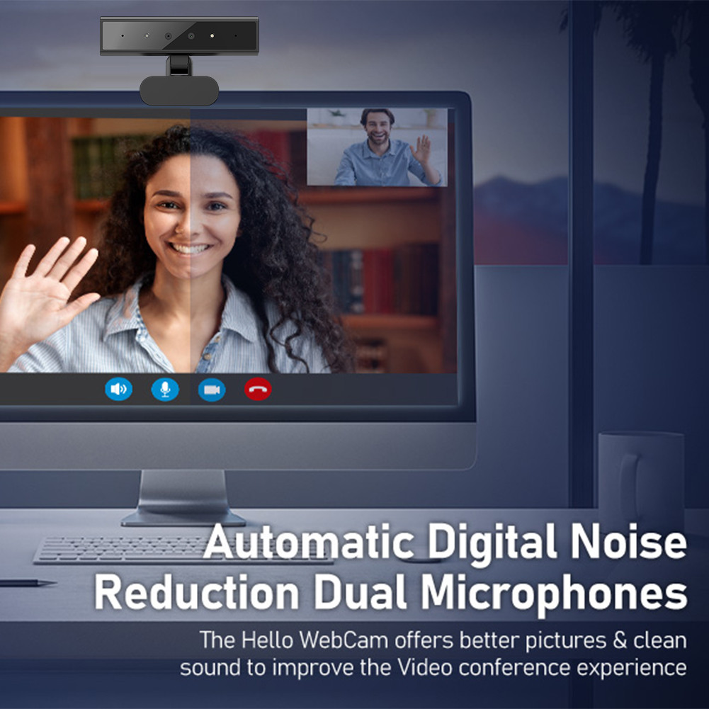Identification Login Web Camera for Windows 10/11 with Base Computer ...