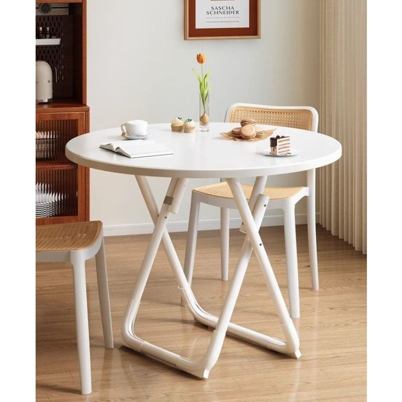 Foldable Table Dining Table Household Small Apartment Portable Stall ...