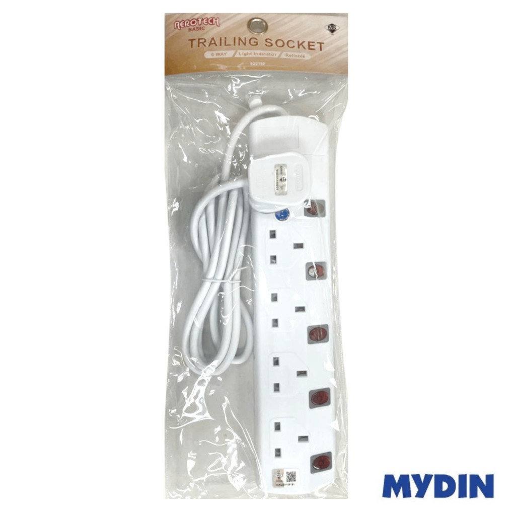 Aerotech Trailing Socket 5G (2 meter) 2180 | Shopee Malaysia
