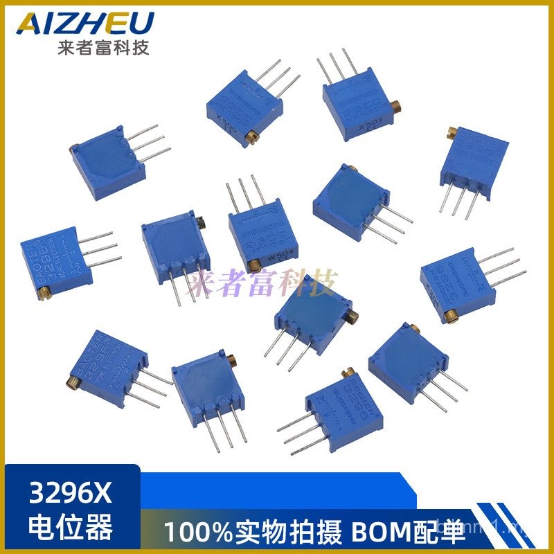 50 Pezzi Potenziometri Multigiro 3296X-103 10K Ohm – Regolabili Di Precisione SMW