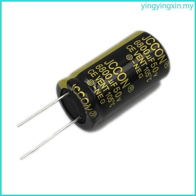 YIN 50V 6800UF Capacitor 22x40mm 0 86x1 57in Frequency Aluminum ...