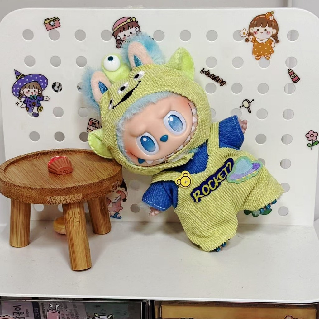 Labubu Labu labubu Baby Clothes 17cm Clothes Pendant 12th Generation ...