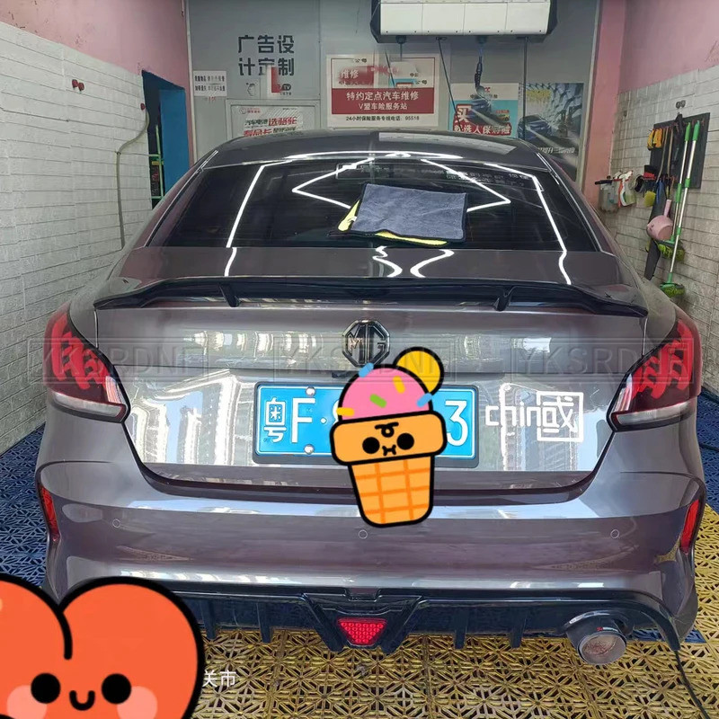 For MG GT MG5 2021 2022 2023 Rear Trunk Spoiler Wing High Quality ABS ...