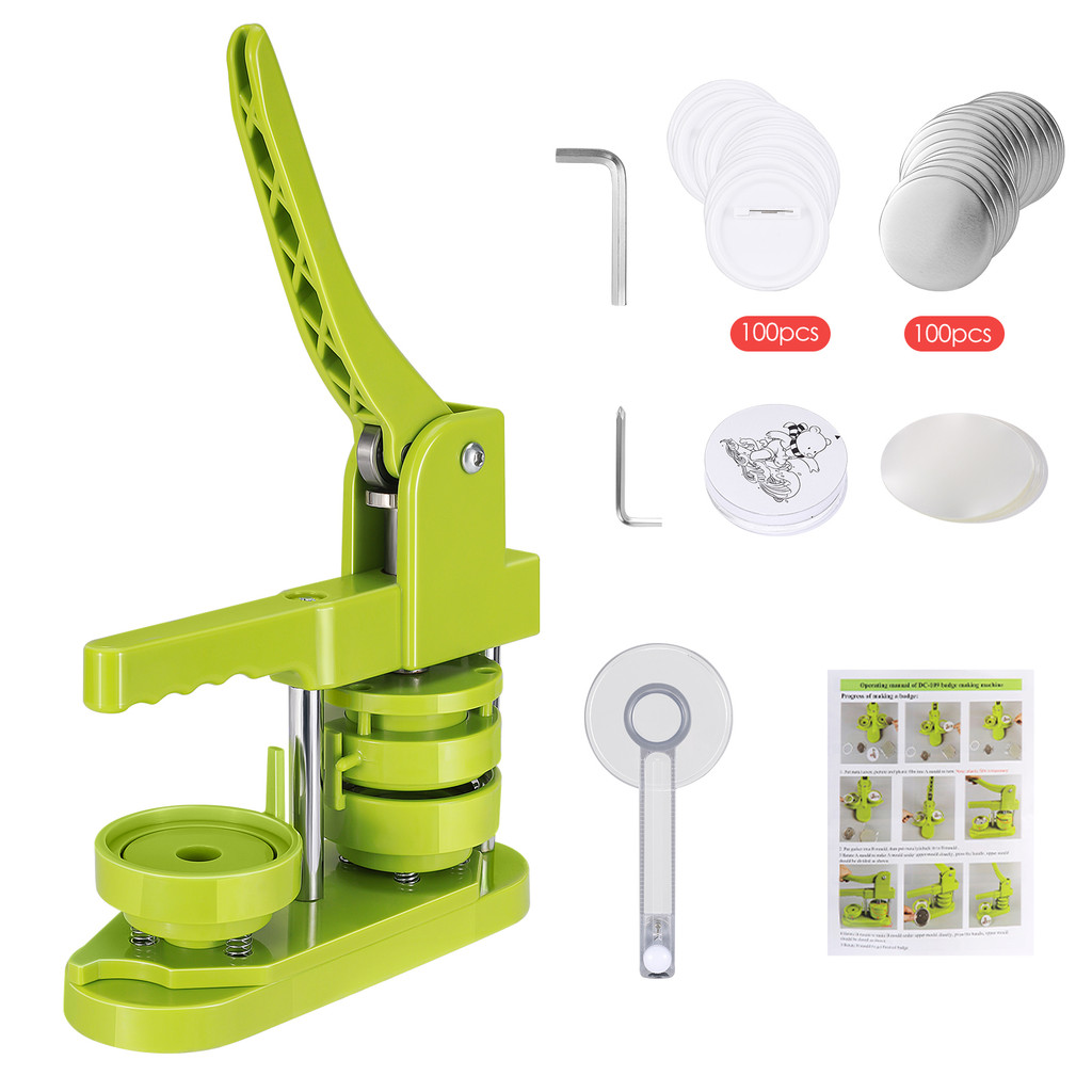 TTLIFE Button Badge Maker Machine 58mm (2.25in) DIY Pin Button Maker ...