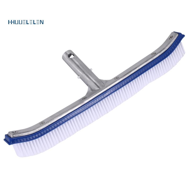 18 Inch Outdoor Pool Wall Brush Swimming Pool Cleaning Tool Aluminum ...