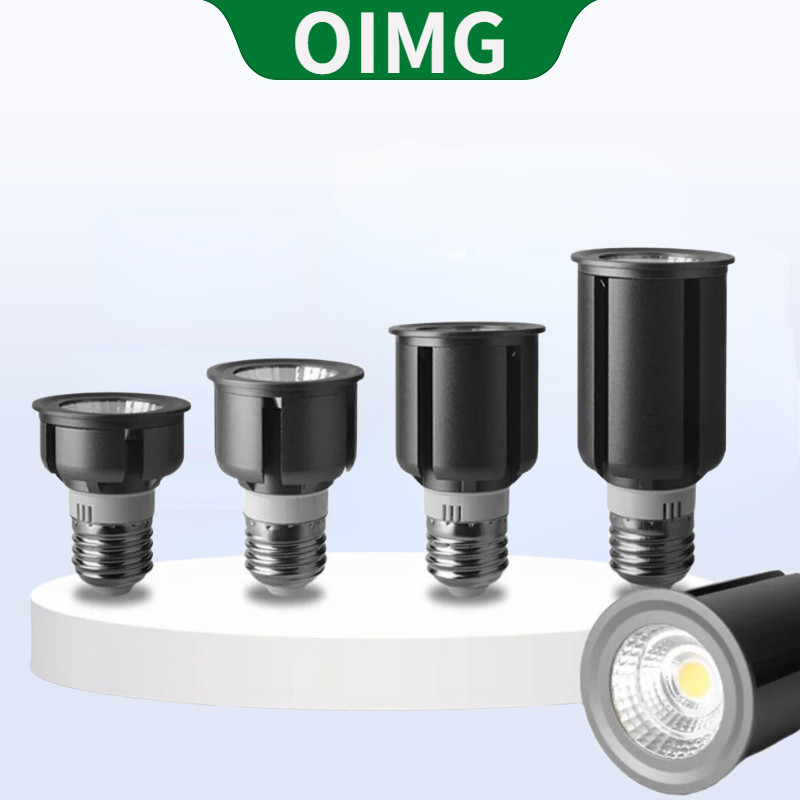 OIMG E27 Ultra Bright LED Spotlight Bulb - Black/White/Neutral/Warm/Tri ...