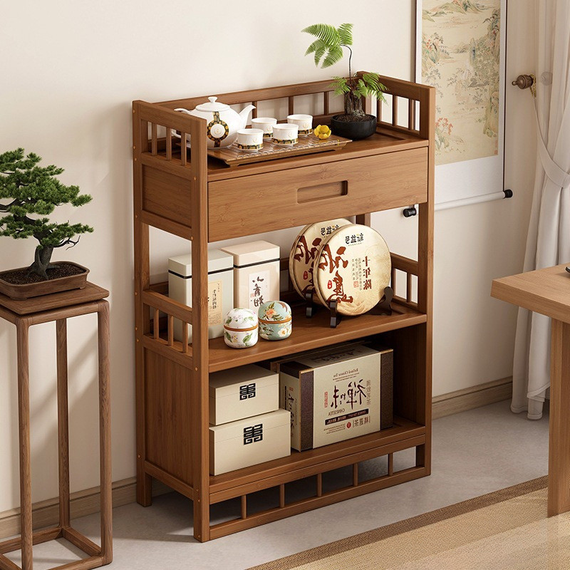 Cabinet Tea Set Tea Side Cabinet Tea Water Storage Integrated Bogu Rack ...