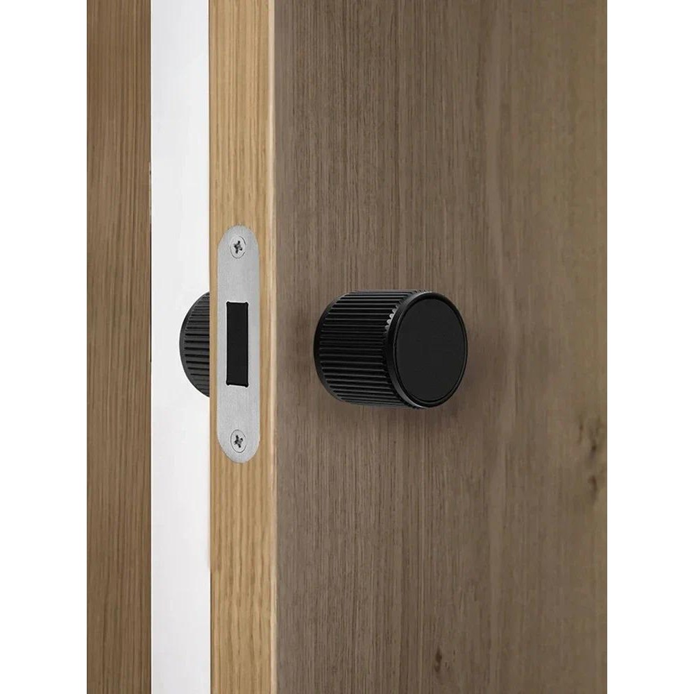 Minimalist Round Ball Magnetic Door Lock Indoor Hidden Key Round Door ...