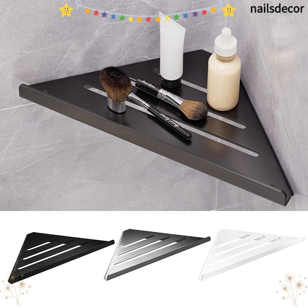 YUSENS Shower Triangle Storage Rack, Non Perforated No Drill Space ...