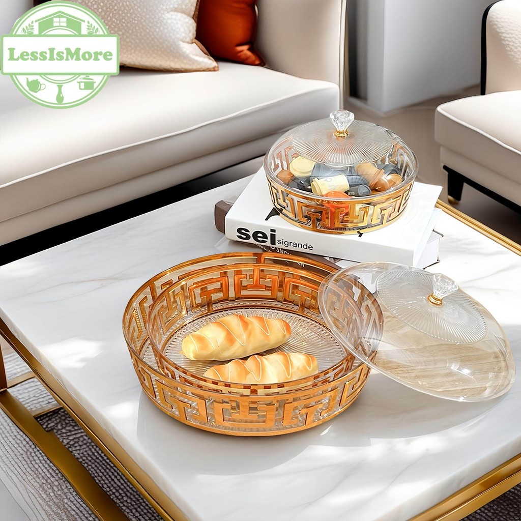 Aesthetic living decorative multi function container with cover Bekas ...