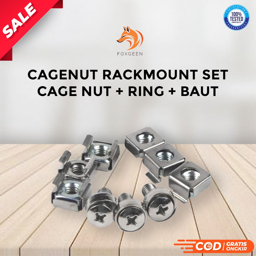 Cagenut cage Nut Rackmount Wallmount rack Baud Rack Server Bolt Tower ...