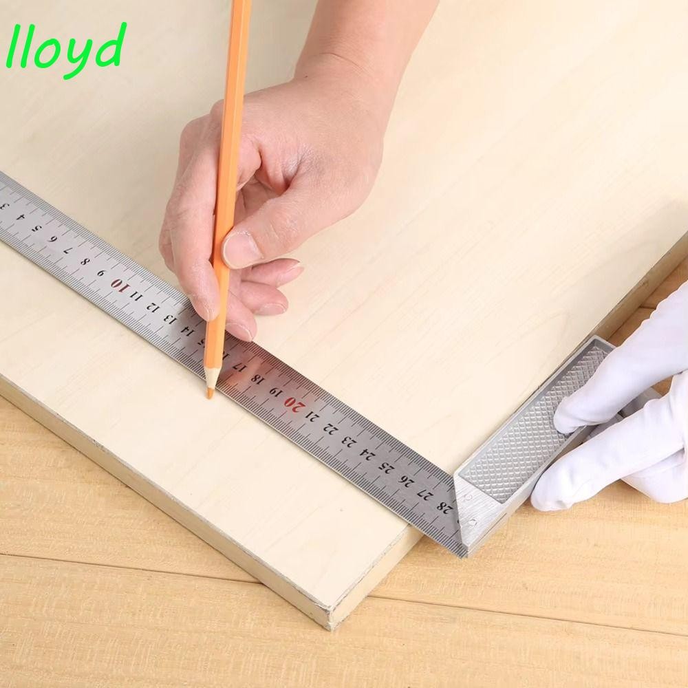 LLOYD Measuring Angle Square Ruler, 90 Degree Right Angle Stainless ...