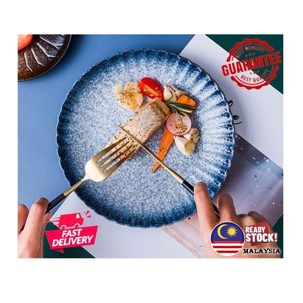 Prochef.10 inch Seramik Pinggan Bunga. Plat Hidangan Seramik Cutlery.10 ...