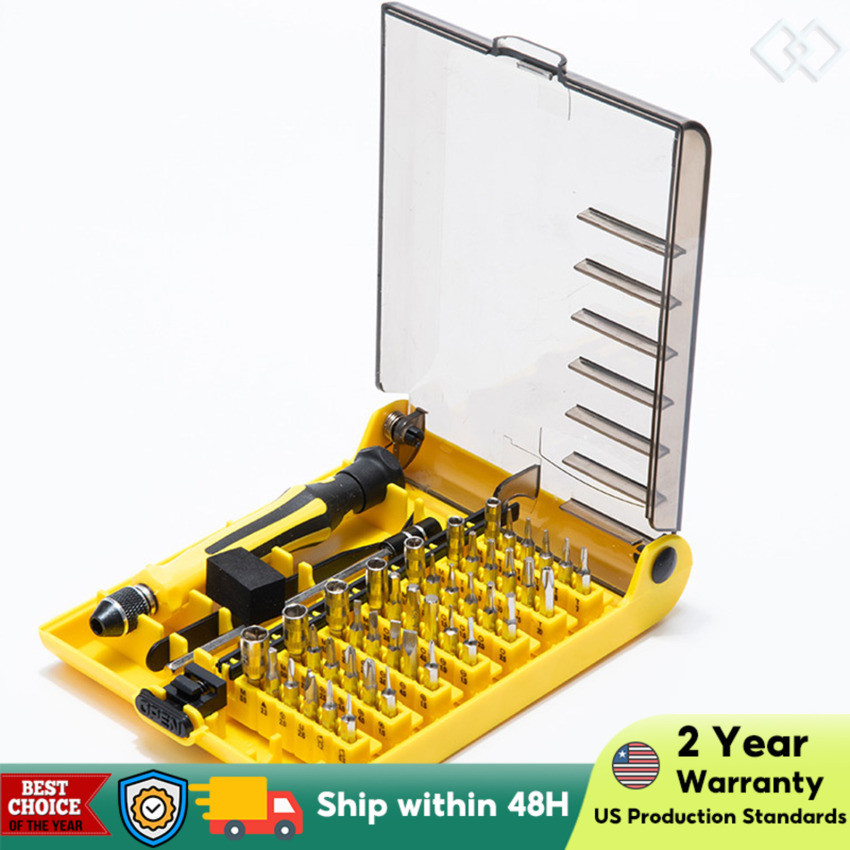 45-in-1 precision Screwdriver set - Magnetic multi-bit kit, expandable ...