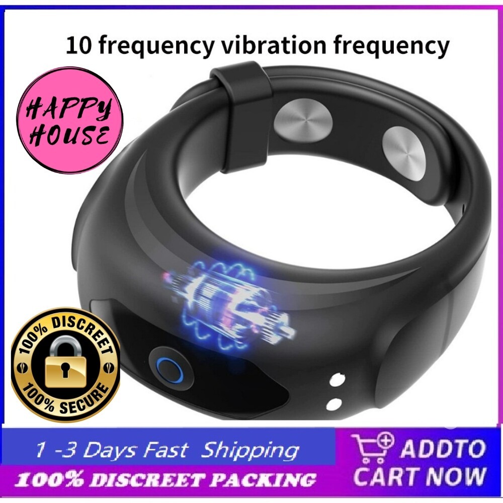 Happy House Multi Modes Adjustable Rings Stimulation Vibrators Long ...
