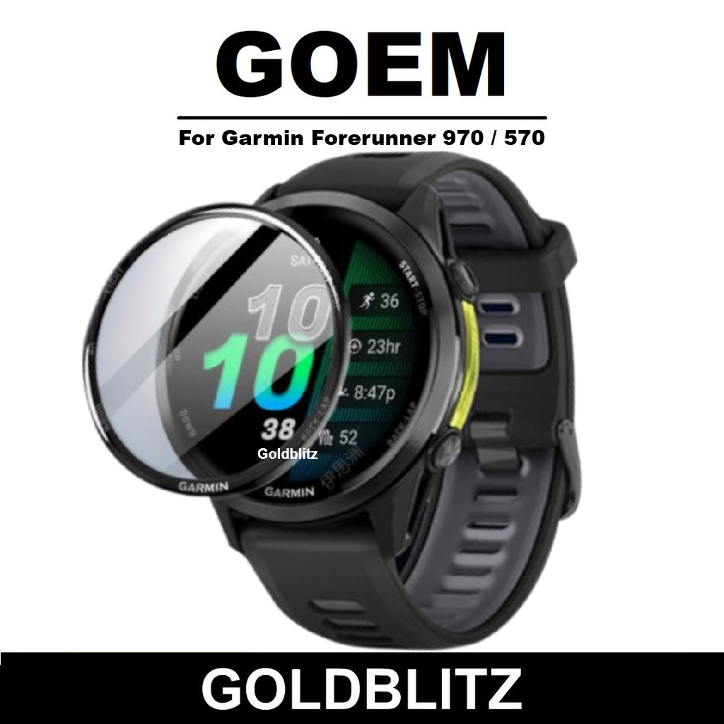 GOEM Curved Full Screen Nanoceramics Protector for GARMIN Forerunner ...