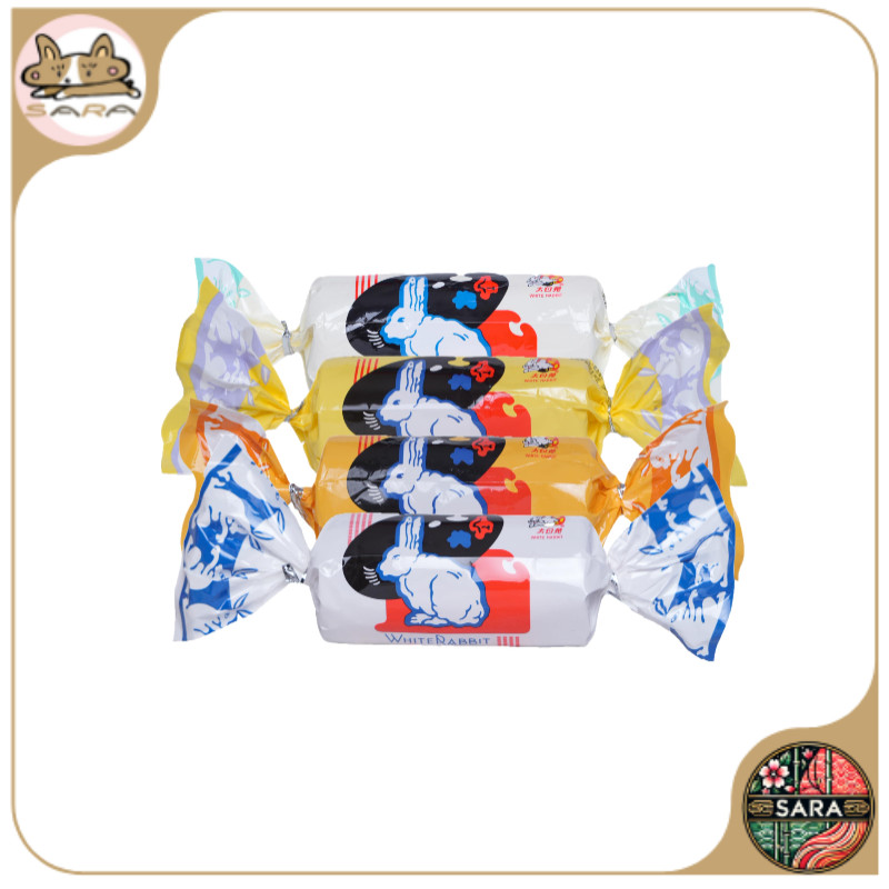 Dai White Rabbit Milk Candy 39g Original, Coconut, Banana, Mango Flavor ...