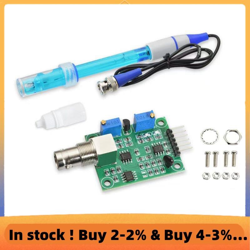 PH4502C PH Value Detection Sensor Module Kit Detection Regulator Soil ...