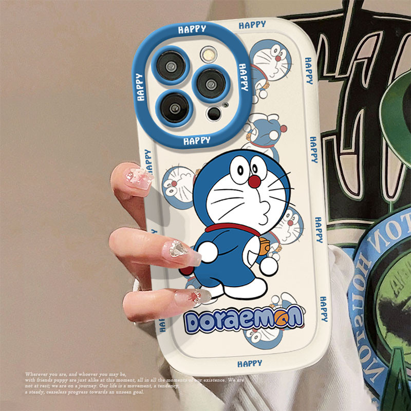 Funny Doraemon Cute cat Case for Xiaomi poco x3 nfc Redmi 10 10c 12c ...
