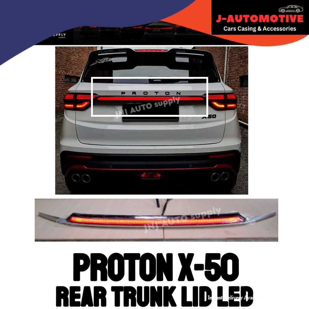 PROTON X50 REAR TAIL LAMP TRUNK LIGHT BOOT LED BAR | Shopee Malaysia