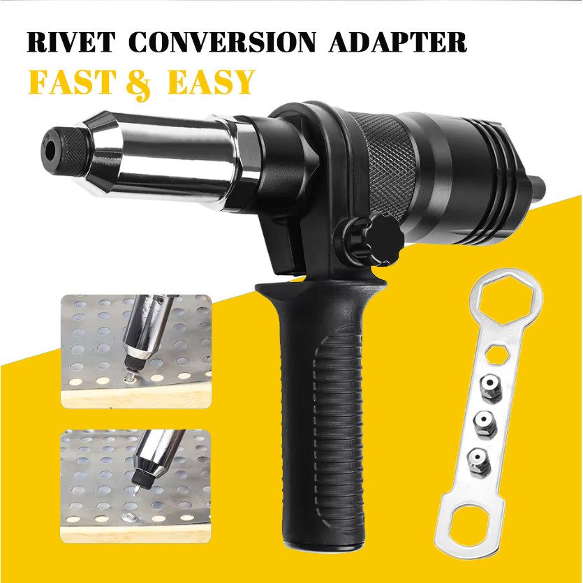 Electric Pull Rivet Conversion Adapter Pull Drill Riveter Conversion ...