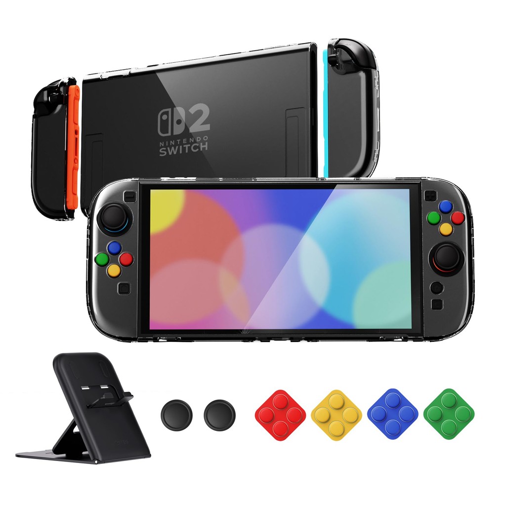 Protective Case for Nintendo Switch 2 with Stand | Ultra-Slim Dockable ...