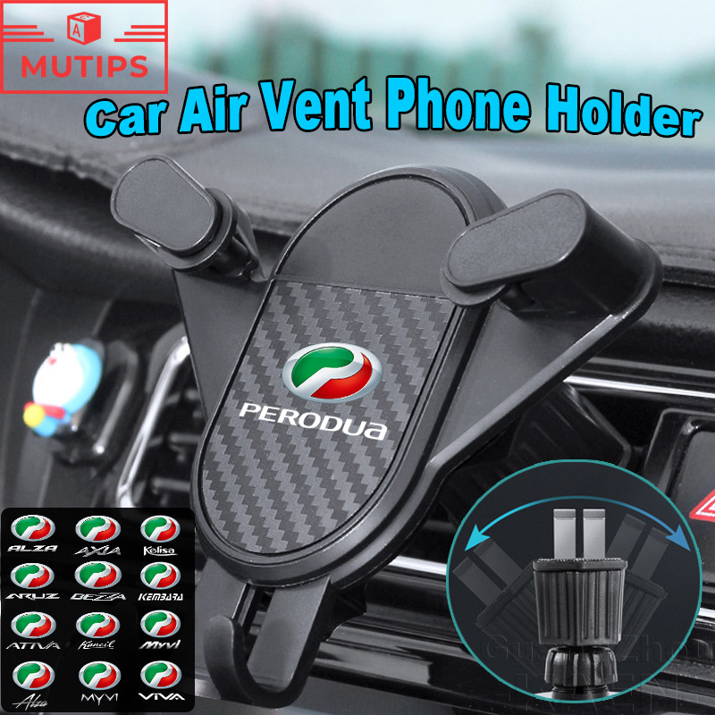 Perodua Car Air Vent Phone Mount Stand 360° Rotation Adjustable Mobile ...