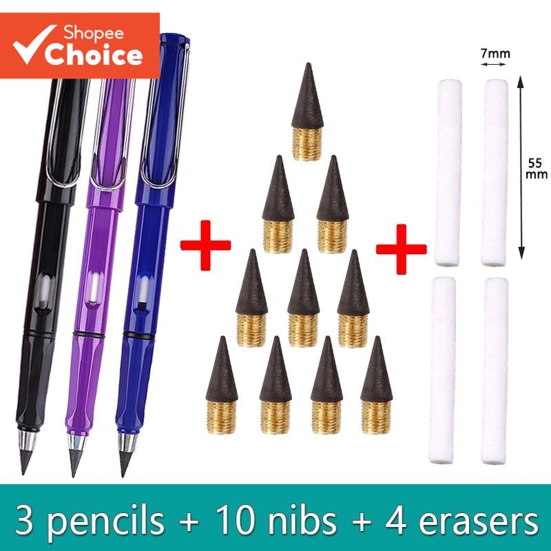 Set Infinity Pencils No Sharpening Eternity Pencil No Ink Kawaii ...