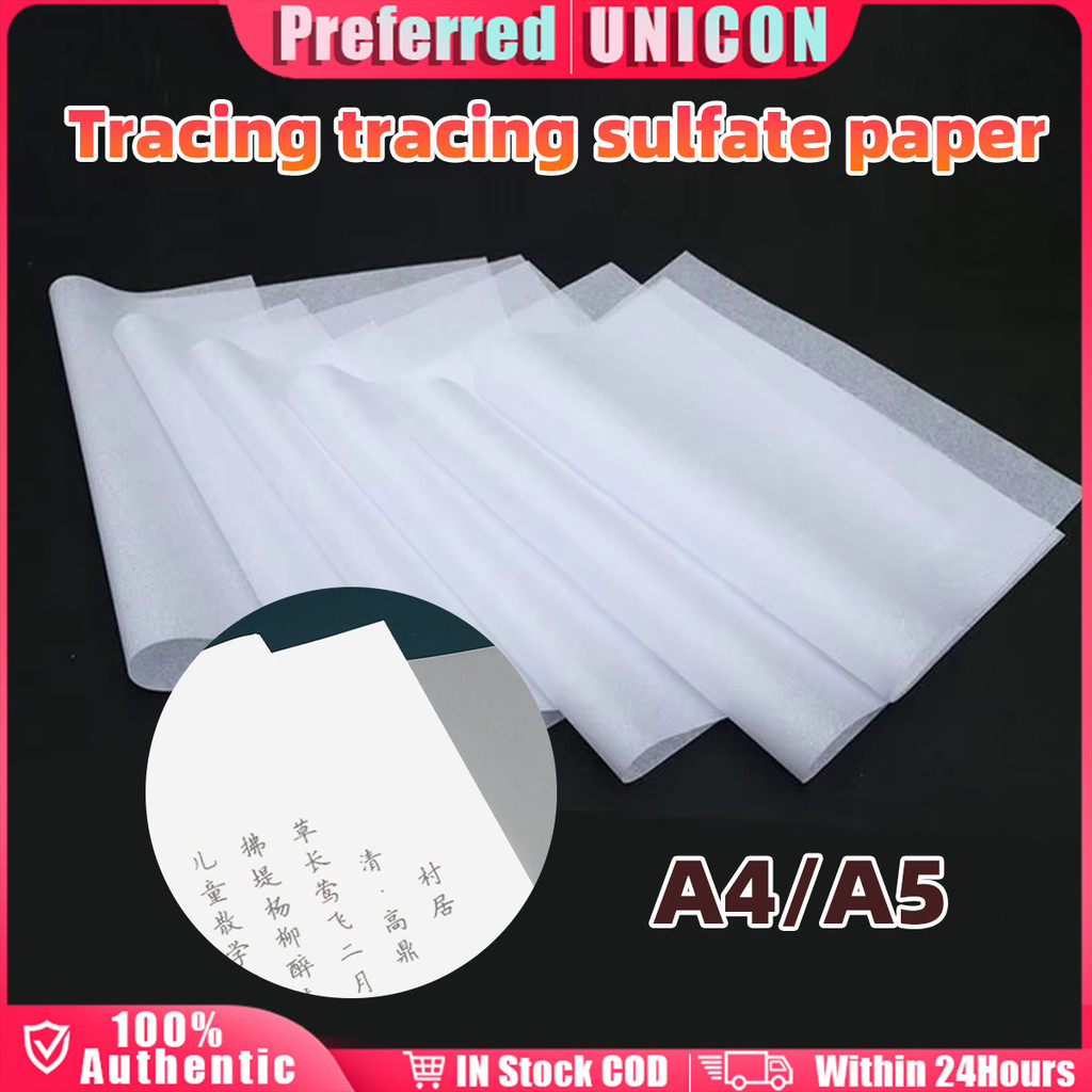 55gsm Tracing Paper Pad 100Pcs A4/A5 Size Transparent Sketch Paper For ...