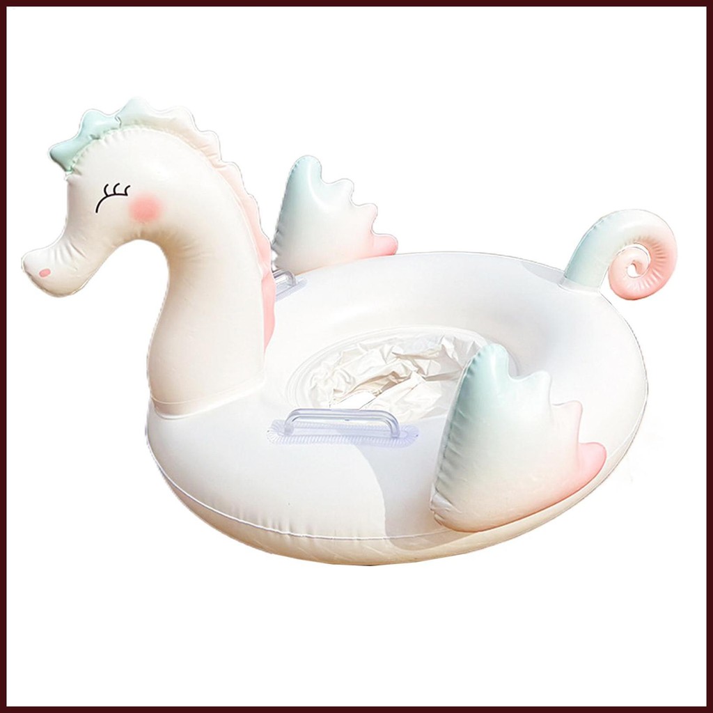 Pool Floats for Kids Inflatable Pool Float With Shade Foldable Safe ...