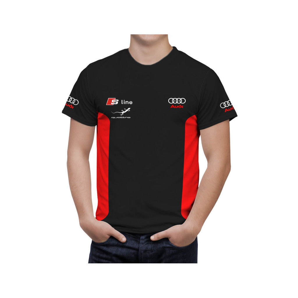 Men's New Audi Racing Summer T-shirt Audi RS 3D Printed Comfortable ...
