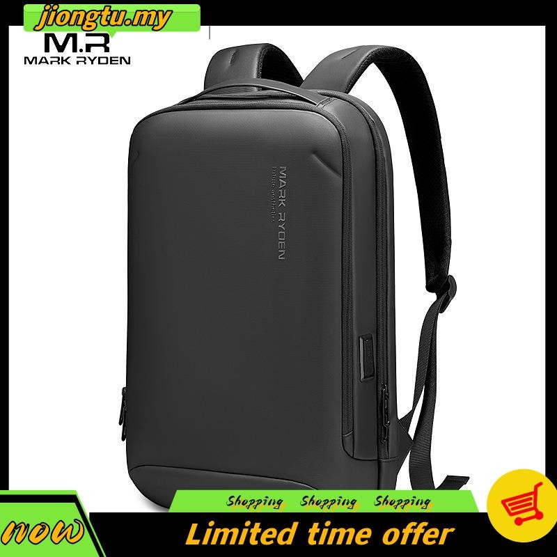 MARK RYDEN Backpack Men Slim Thin Business Laptop Bagpack (15.6