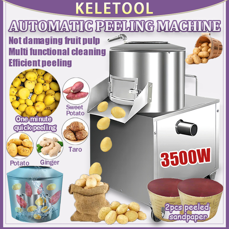 Automatic Onion Potato Peeling Machine Mesin Pengupas Ubi Kentang ...