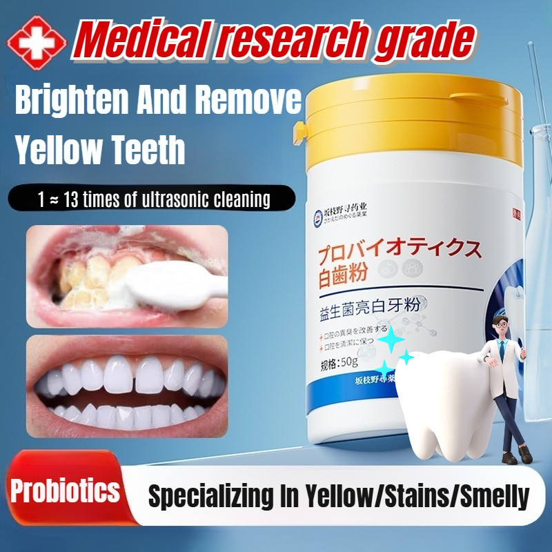 Probiotics Toothpowder Yellow Teeth Cleaning Powder Highly effective in ...