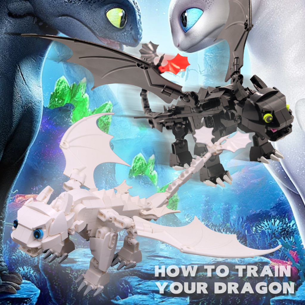 Toothless Doll How to Train Your Dragon Master Doll Toy Building Block ...