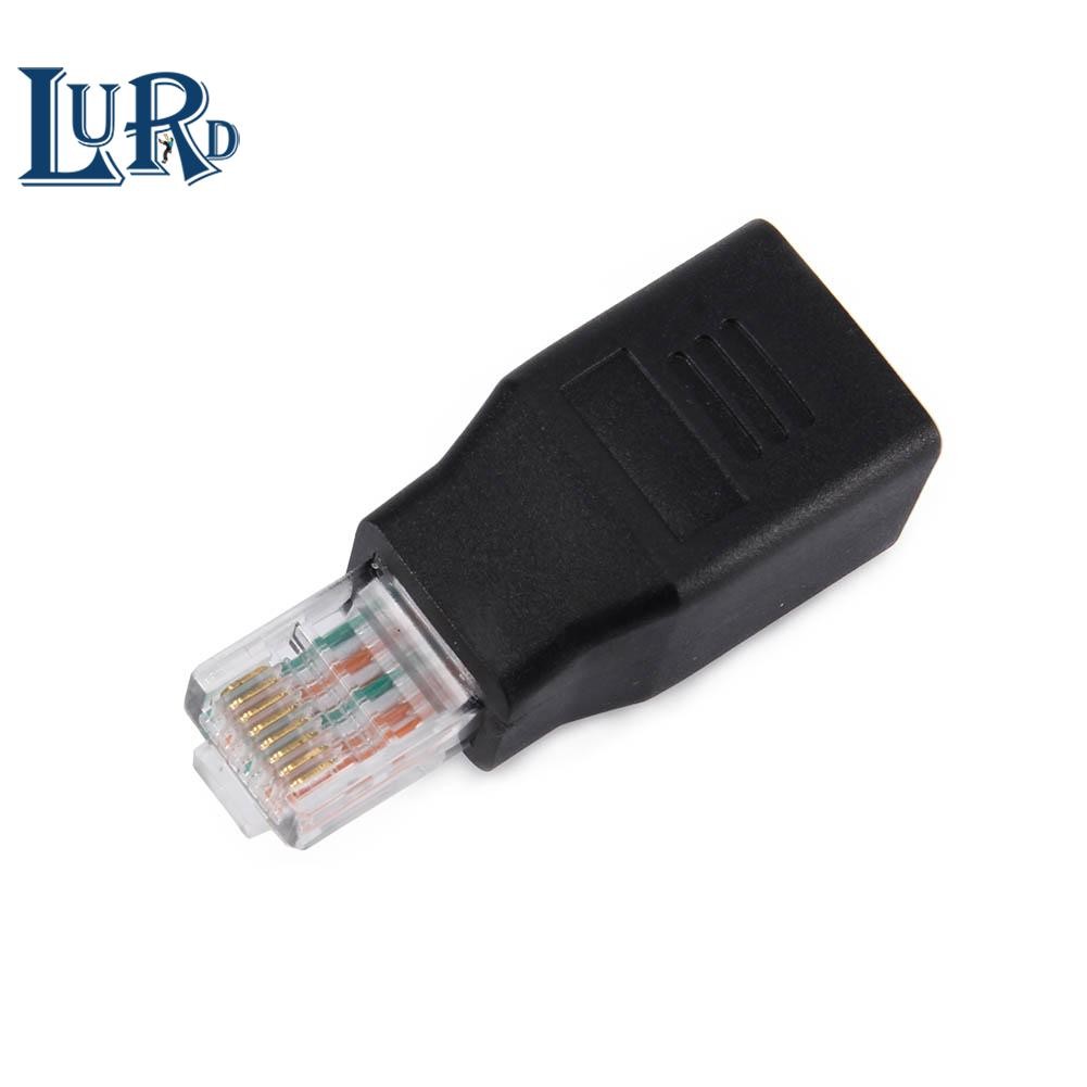 RJ45 M/F Crossover Adapter Male to Female Crossed Ethernet Cable ...