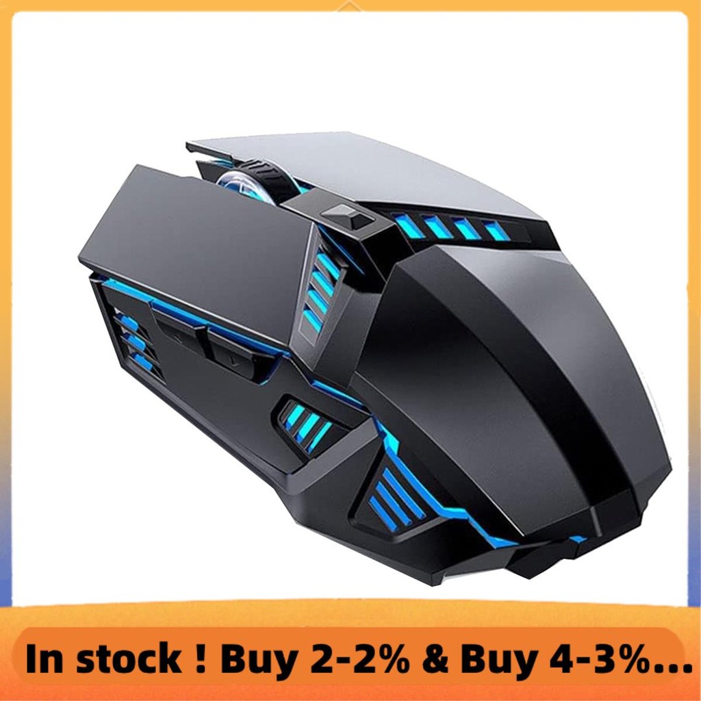 Wired Gaming Mouse Computer Mice Mechanical Silent 6 Keys USB Braided ...
