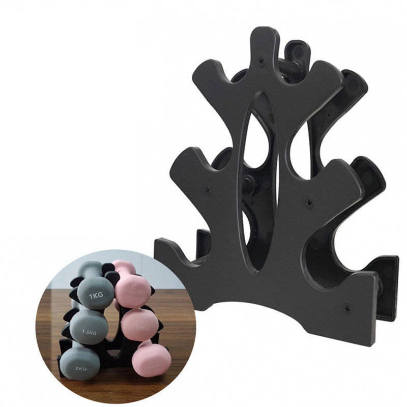 （Only Rack ）Weight Storage Organizer 3 Tier Dumbbell Tree Rack Stand ...