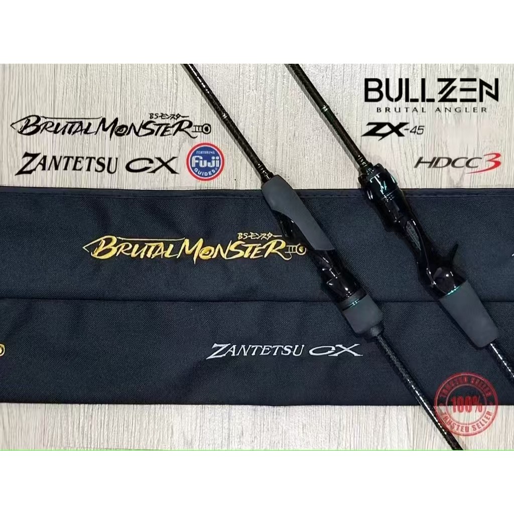 BULLZEN BRUTAL MONSTER ZANTETSU CX HDCC3 SPINNING/ BAITCASTING