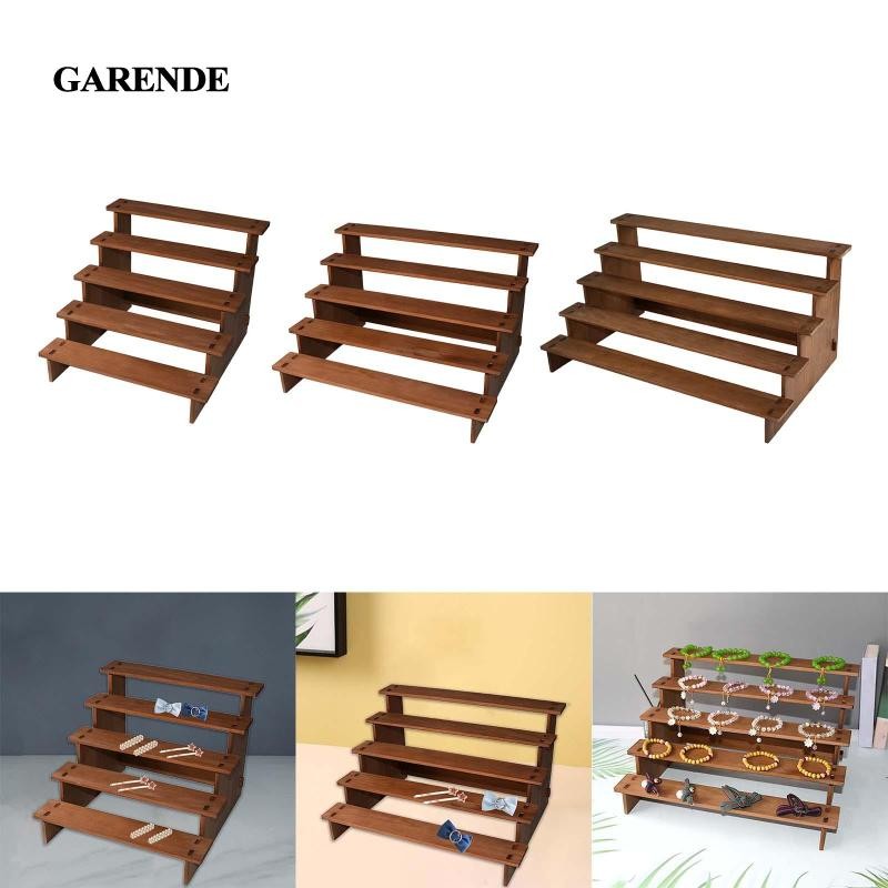 [In Stock] Wood Countertop Display Riser Stand for Figure Bottles Jars ...