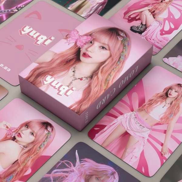 New Style (G) I-DLE Song YUQI Photocard YUQI YUQ1 Strawberry Music ...