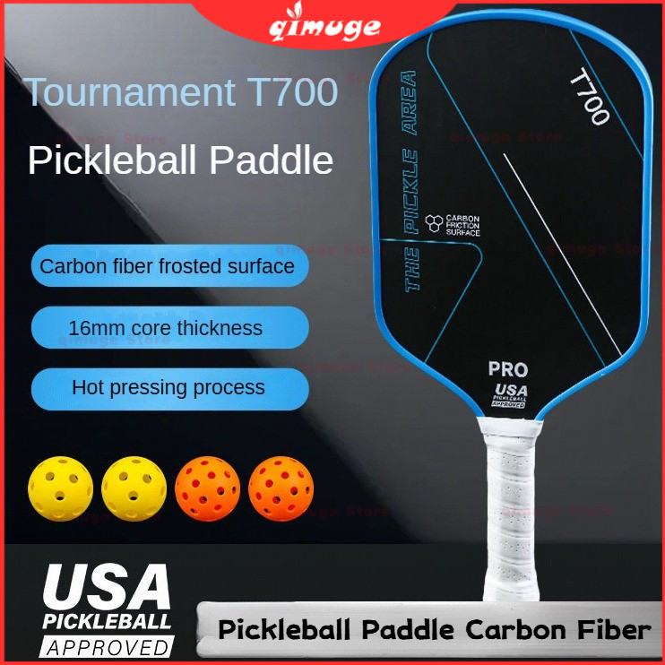 T700 Carbon Fiber Pickleball Paddle Cloth Pattern Frosted Pickleball ...