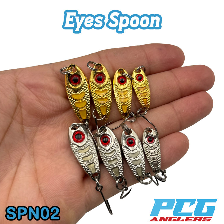 Eyes Spoon Fishing Lure Bait UL UltraLight Killer Gewang Casting ...