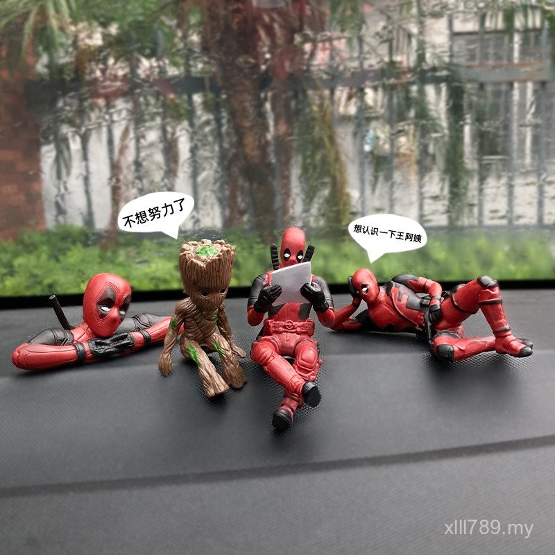 New Product Little Cheap Deadpool Car Ornaments Car Interior Ornaments ...