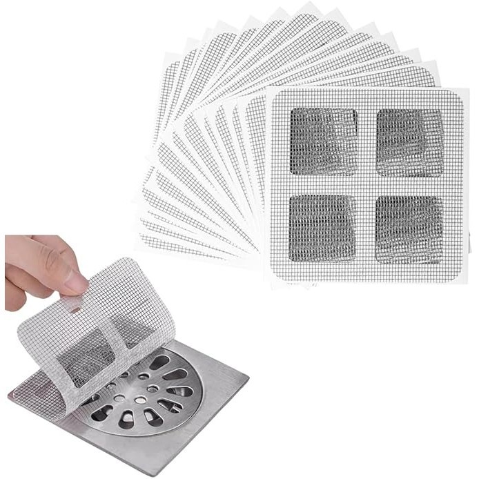 Easy Disposable Sewer Filter Floor Drain Stickers To Prevent Hair ...