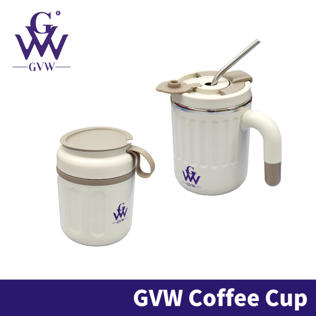 GVW Coffee Cup Coffee Mug Thermos Cawan Kopi Lunch Box Stainless Steel ...