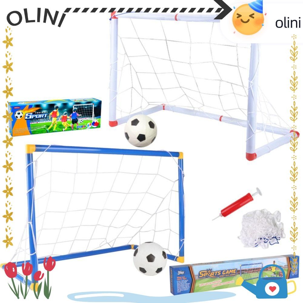 OLINI Folding Football Soccer Ball, Mini High-strength Removable Goal ...