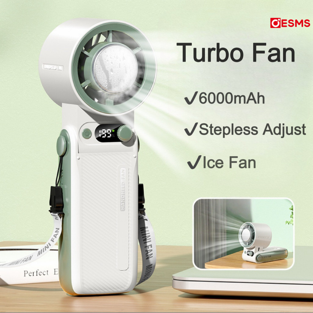 199 Speed Strong Winds Cooler Ice kipas mini Turbo Fan Folding Handheld ...